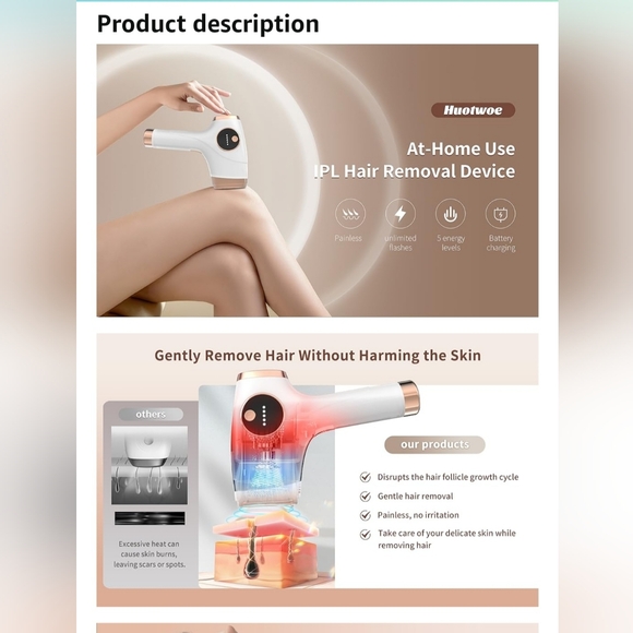 IPL Hair Removal Device New - Used Only Once! - Picture 10 of 12